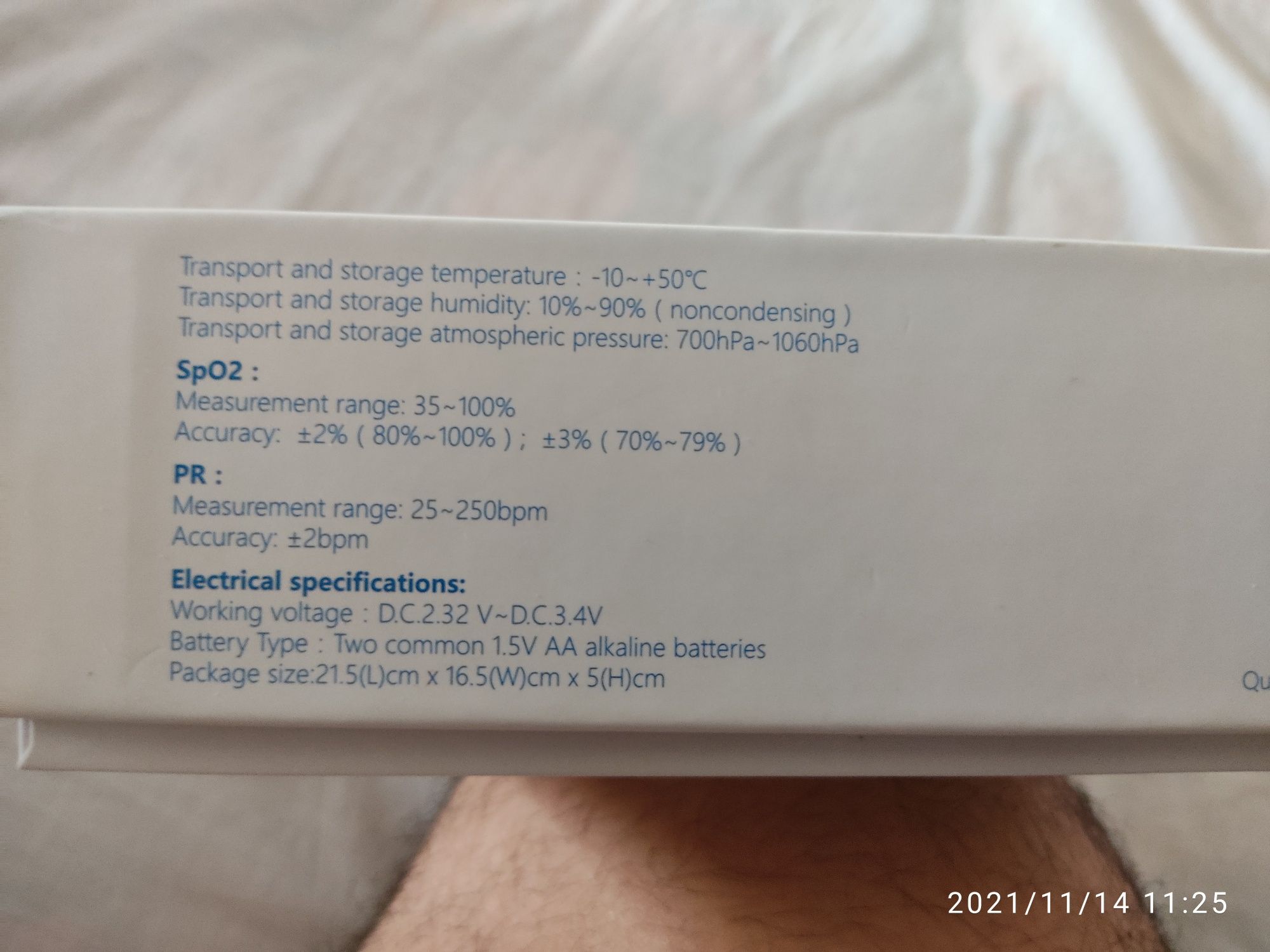 Berry bm1000a oximeter