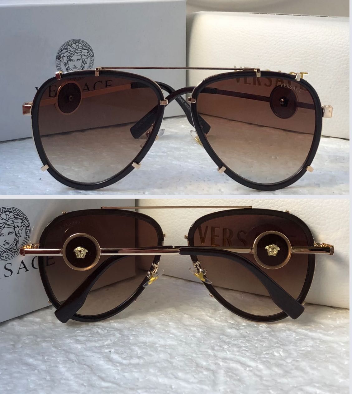 ochelari de soare pentru bărbați pentru femei aviator 4 culori Versace