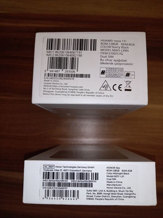 Honor X8c 256gb și X6b 128gb Nou