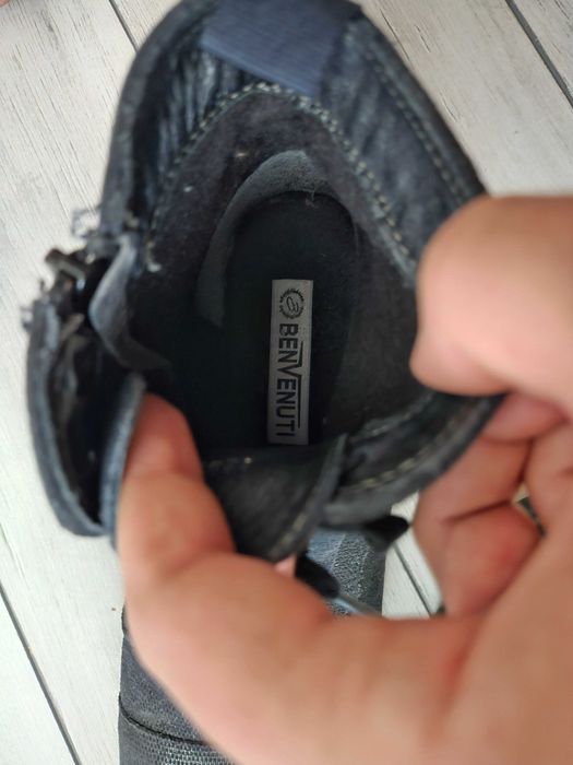 Ghete piele Benvenuti, mărimea 37