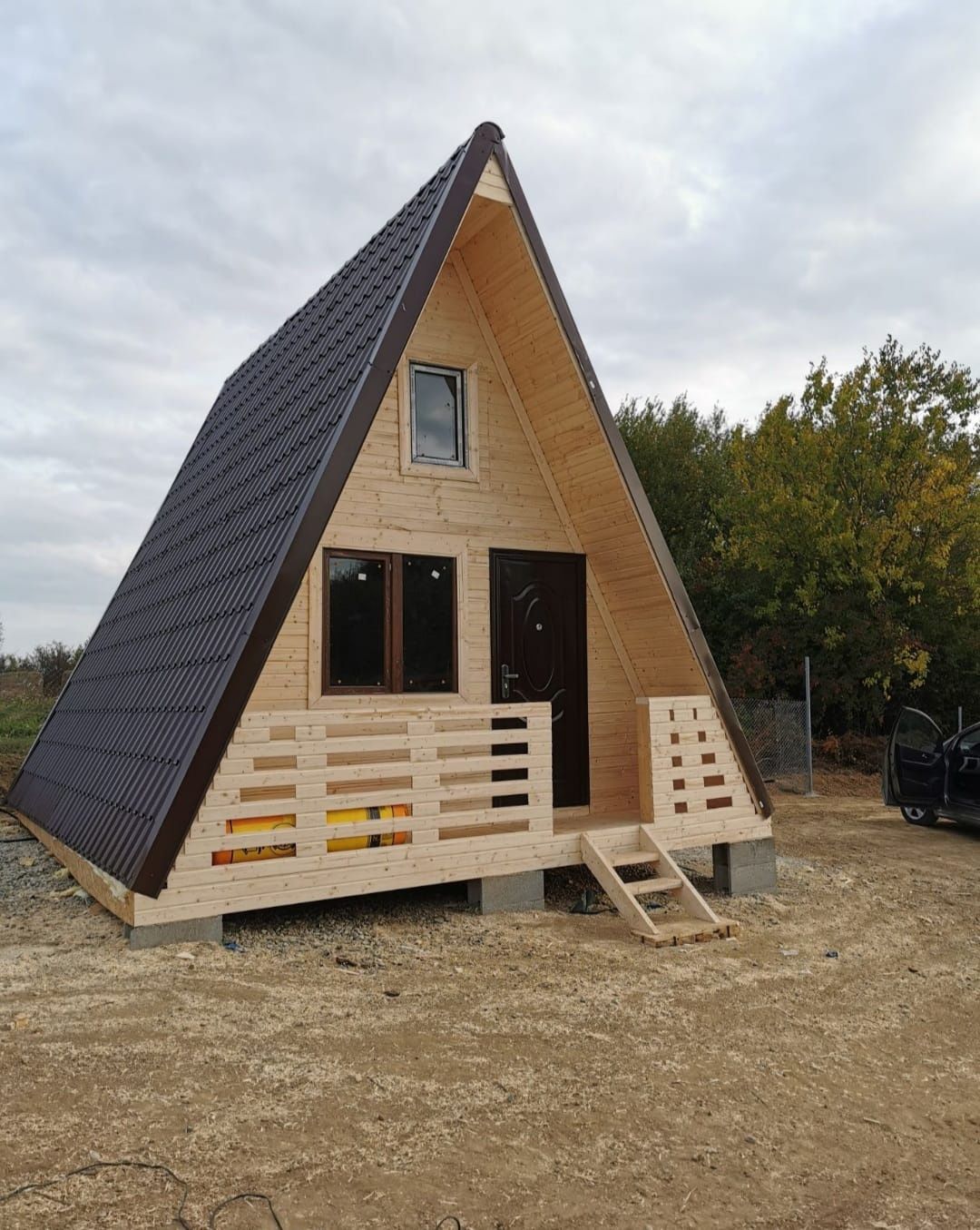 Cabane din lemn stil  A
