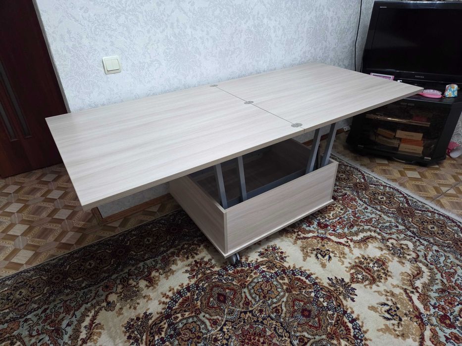 Журнальный стол трансформер. Б/у