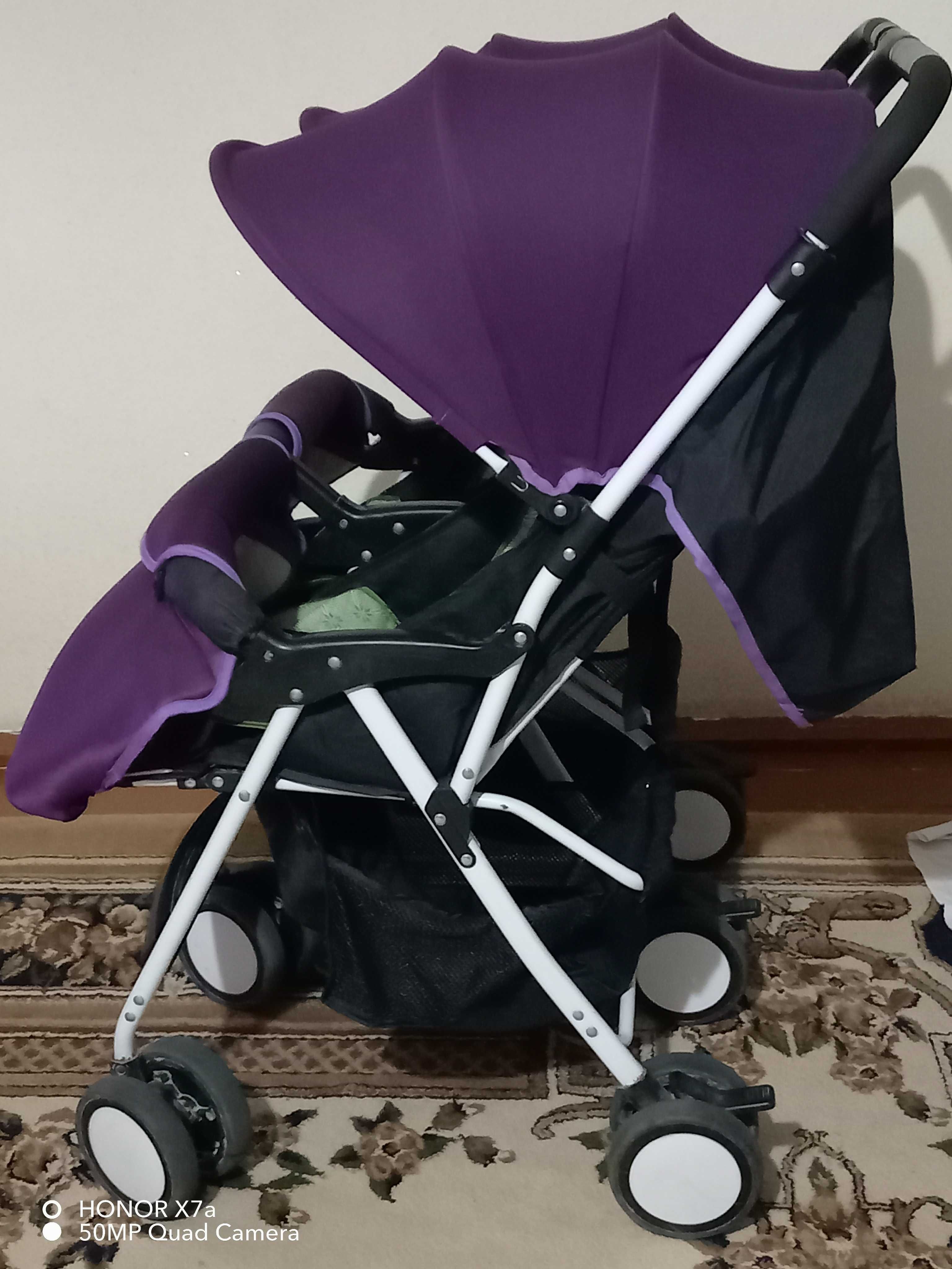 Эгизаклар учун коляска сотилади. Продаётся коляска для двойняшек.