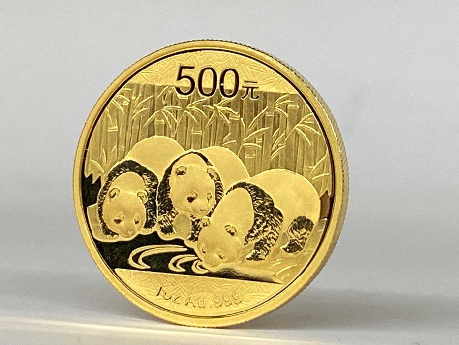 1 унция златна китайска панда от 2013 / Чисто нова