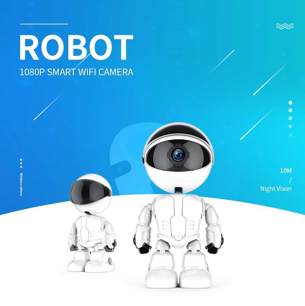 Camera IP Robot, monitorizare bebelus, copii, sunet, camera copil