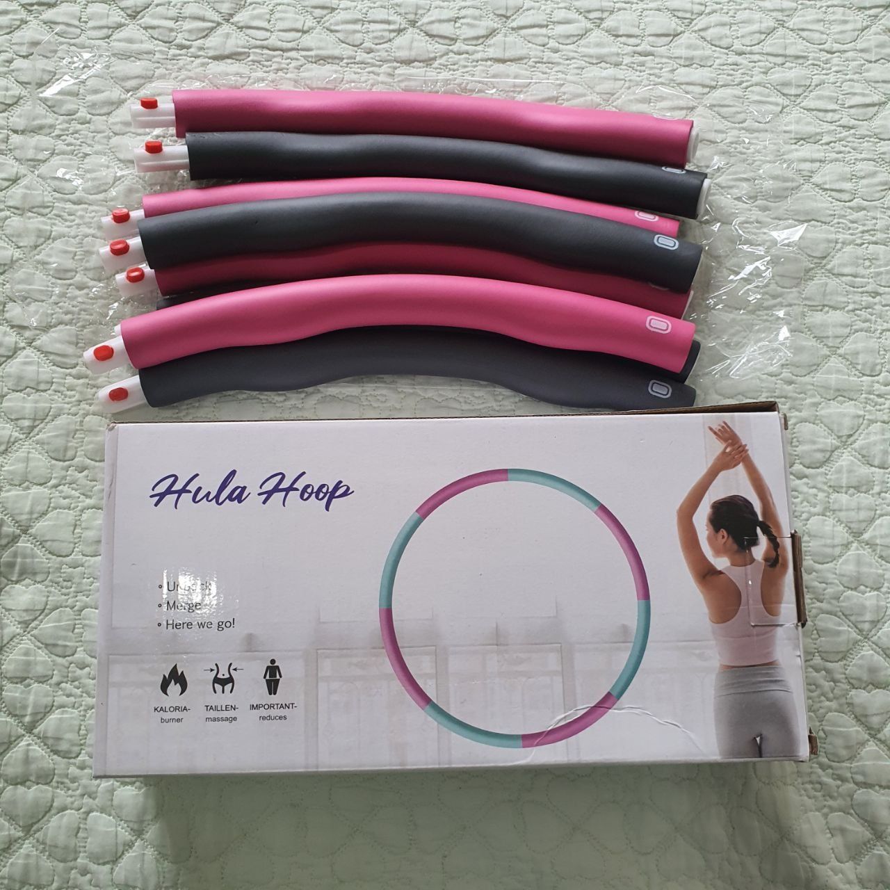 Massage Hula Hoop cerc exercitii/ fitness pentru adulți, cerc cu miez