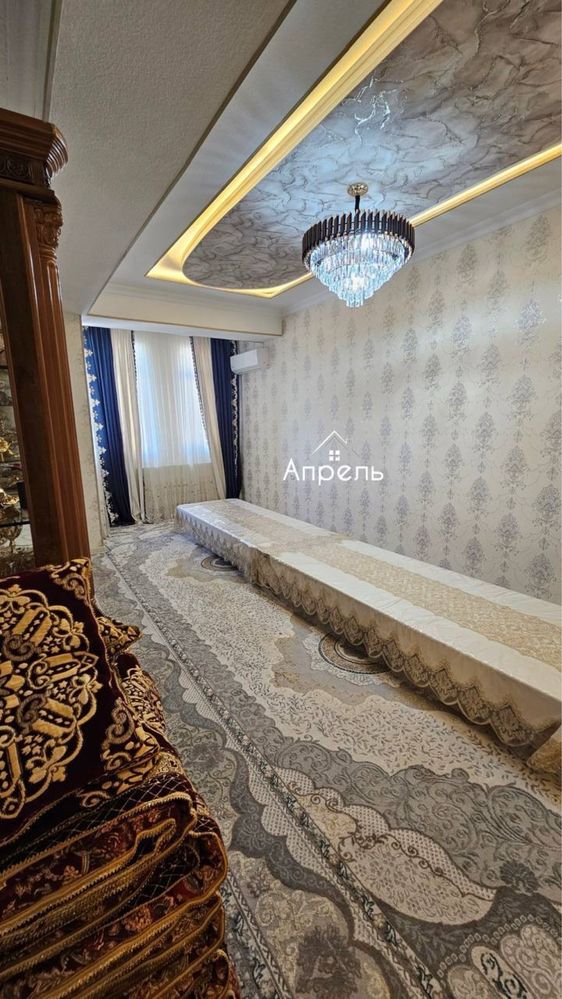 4 хонали 130 кв квартира барча жихозлари билан сотилади