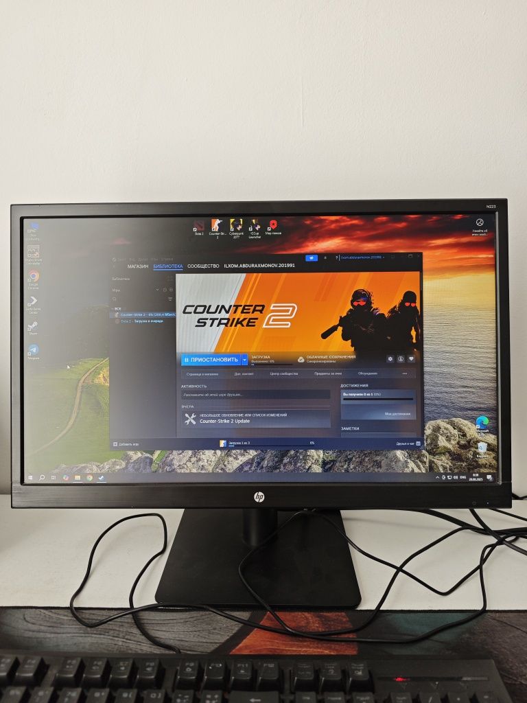 Монитор HP N223 21.5" FHD (3WP71AA) Garntya Bor Ideal.