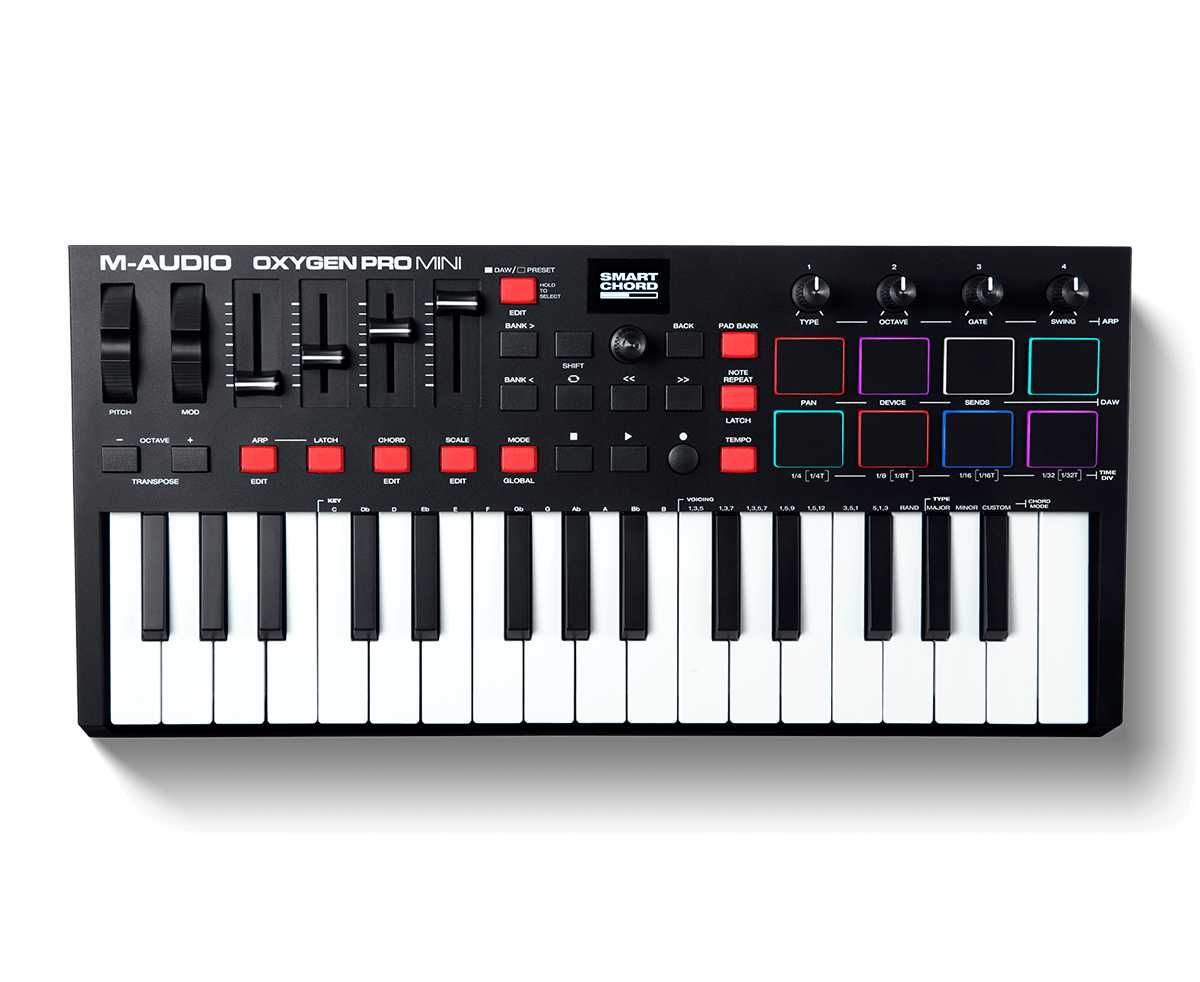 M-Audio OXYGEN PRO MINI USB/MIDI Миди Контроллер