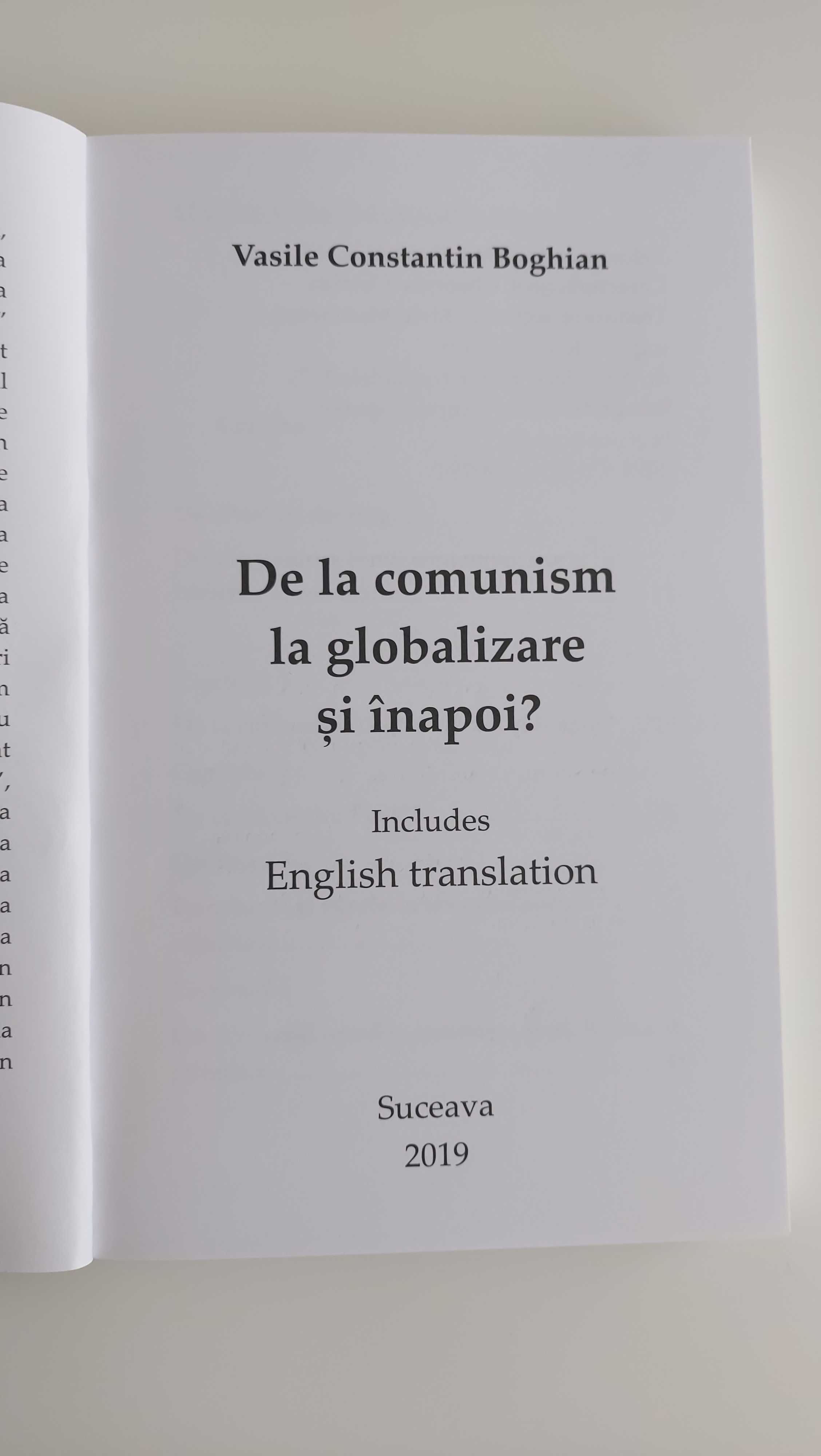 De la comunism la globalizare şi înapoi? de Vasile Constantin Boghian