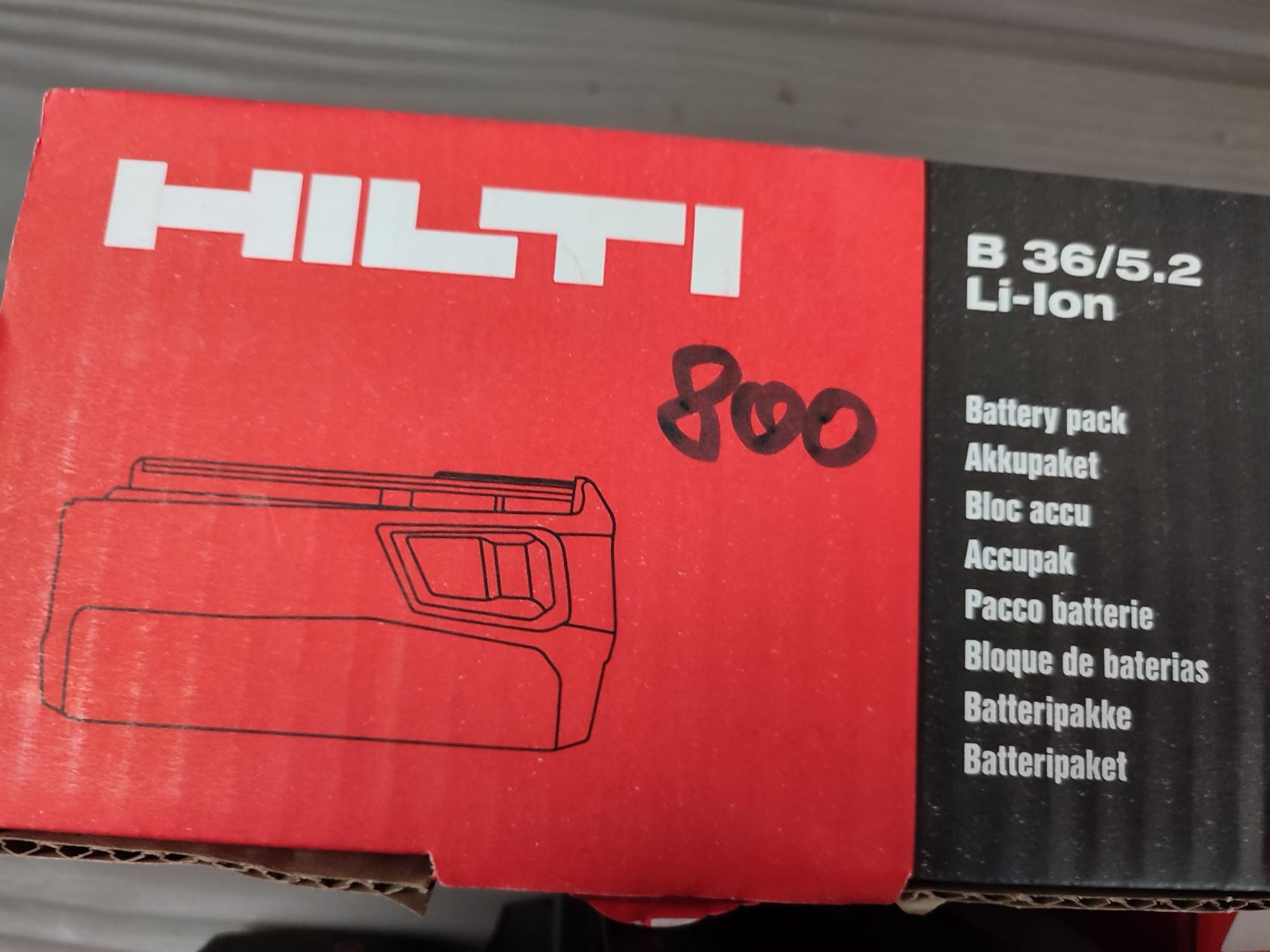 Hilti acumulatori noi