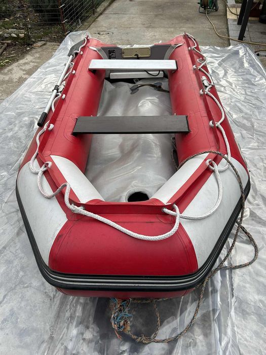 Barcă gonflabilă 3.30m Safemac UB330 – Air Deck, impecabilă