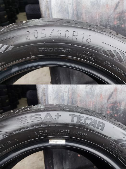 4бр зимни гуми 205/60/16 Esa Tecar
dot23
7мм
Добро състояние на гумите