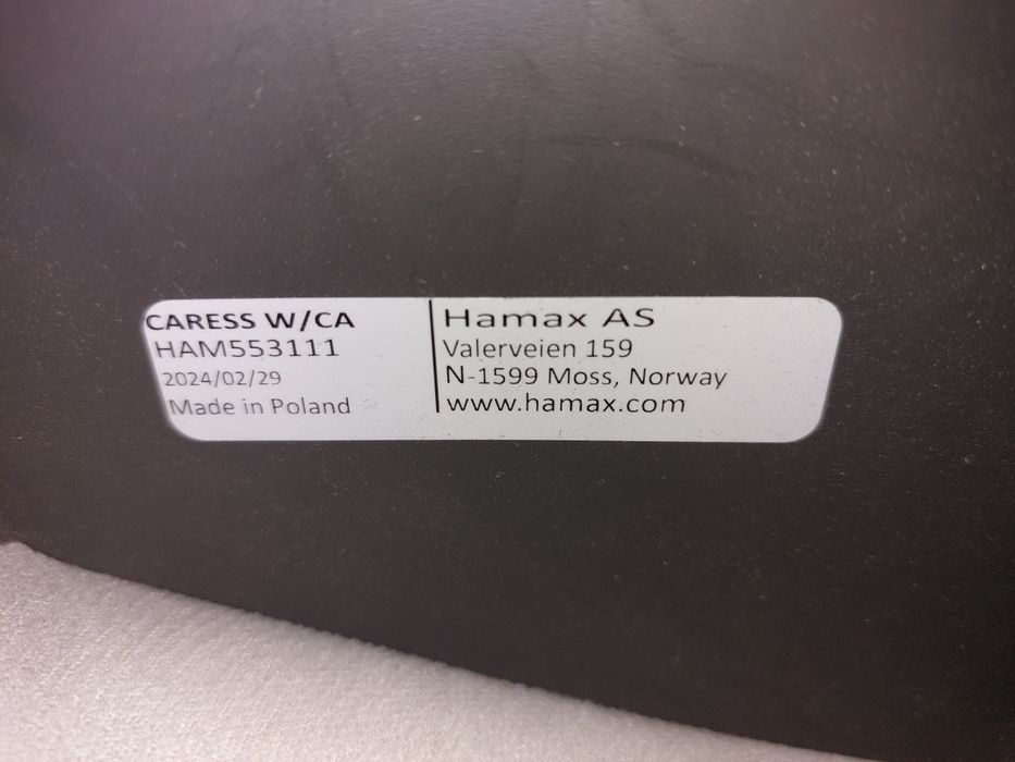 Детска седалка за велосипед, Hamax, Максимално поддържано тегло 22 kg