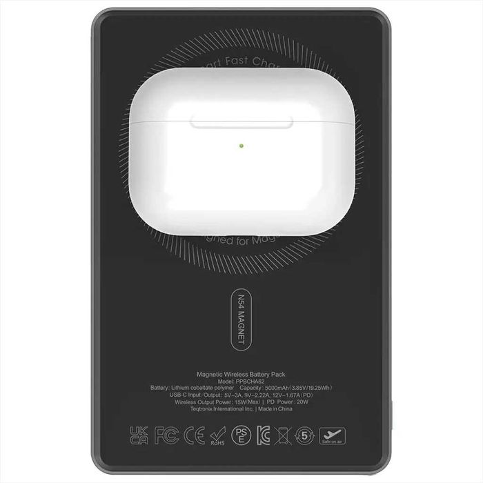 Powerology MagVolt — сверхтонкий магнитный Power Bank. Есть доставка