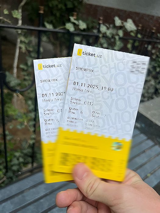 bilet shoxrux rep konsertiga bilet