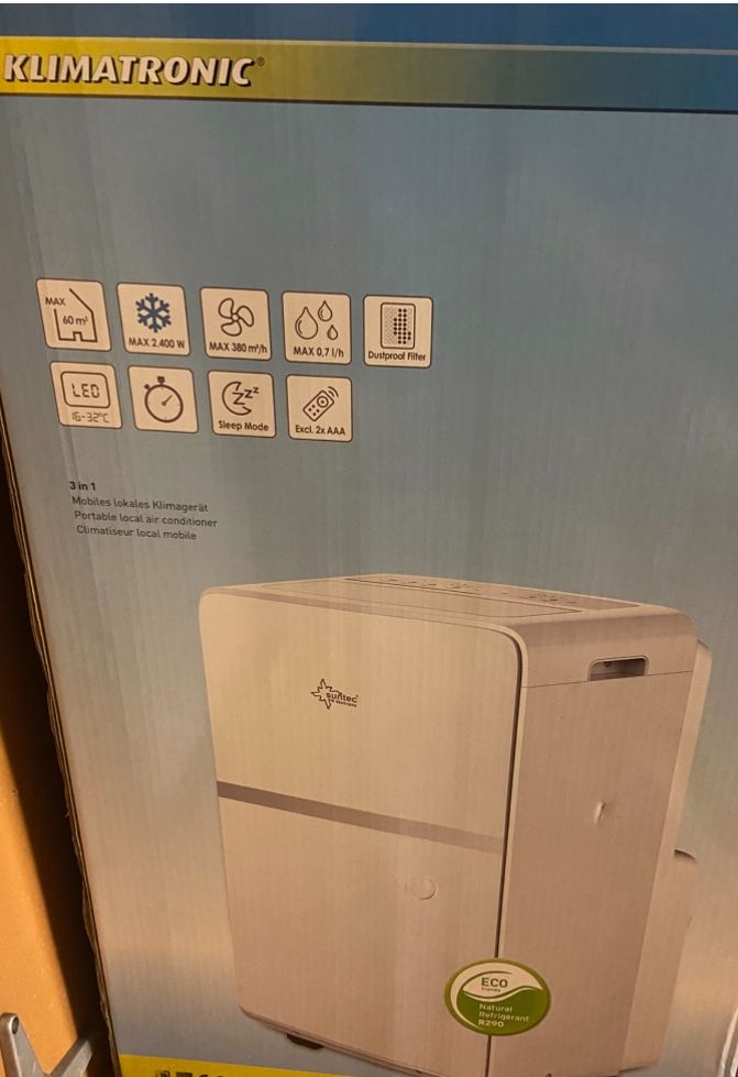 Aer conditionat portabil Klimatronic Suntec
