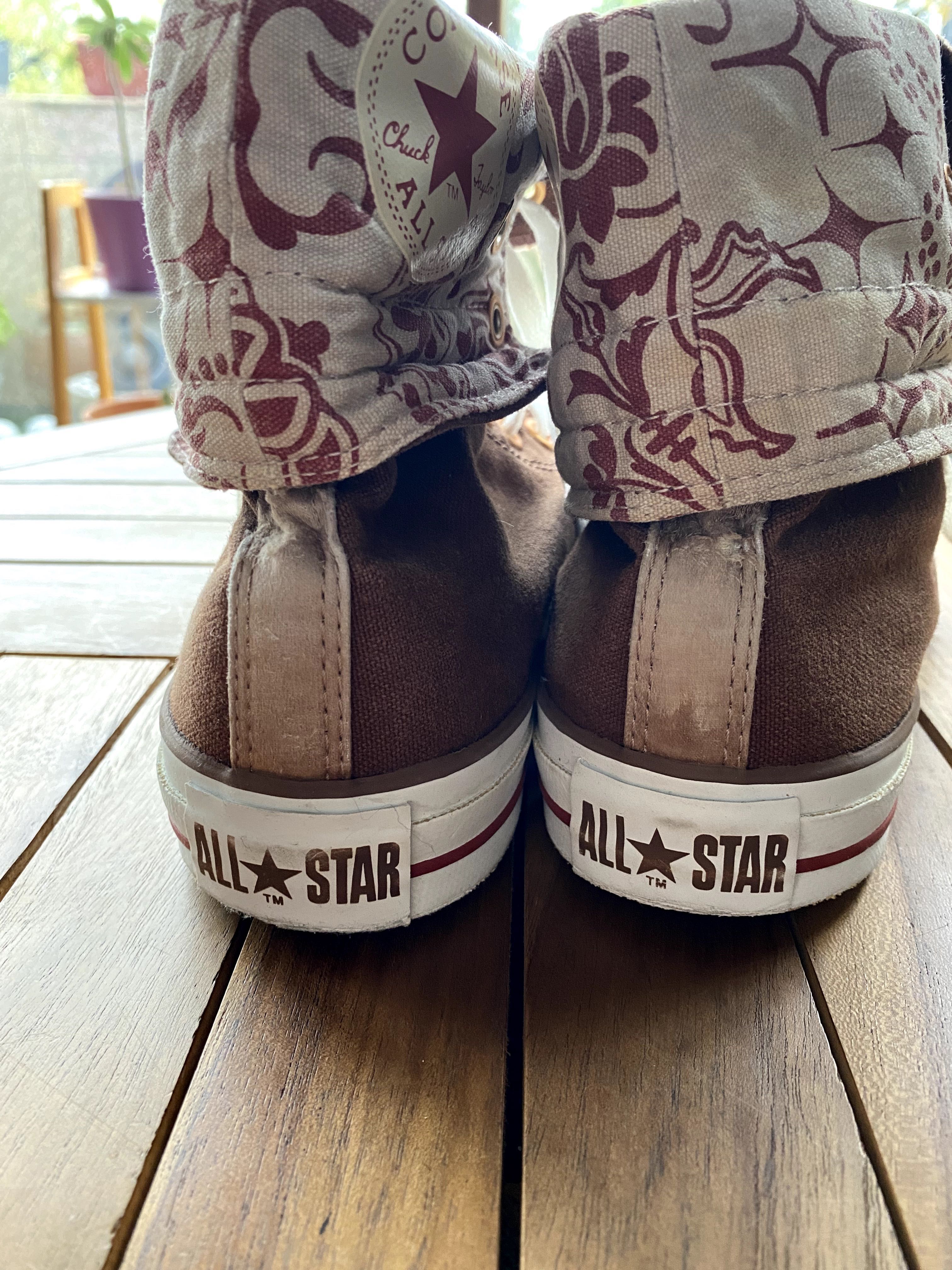 Converse Chuck Taylor All Star Fold Over High Top Sneakers размер 38