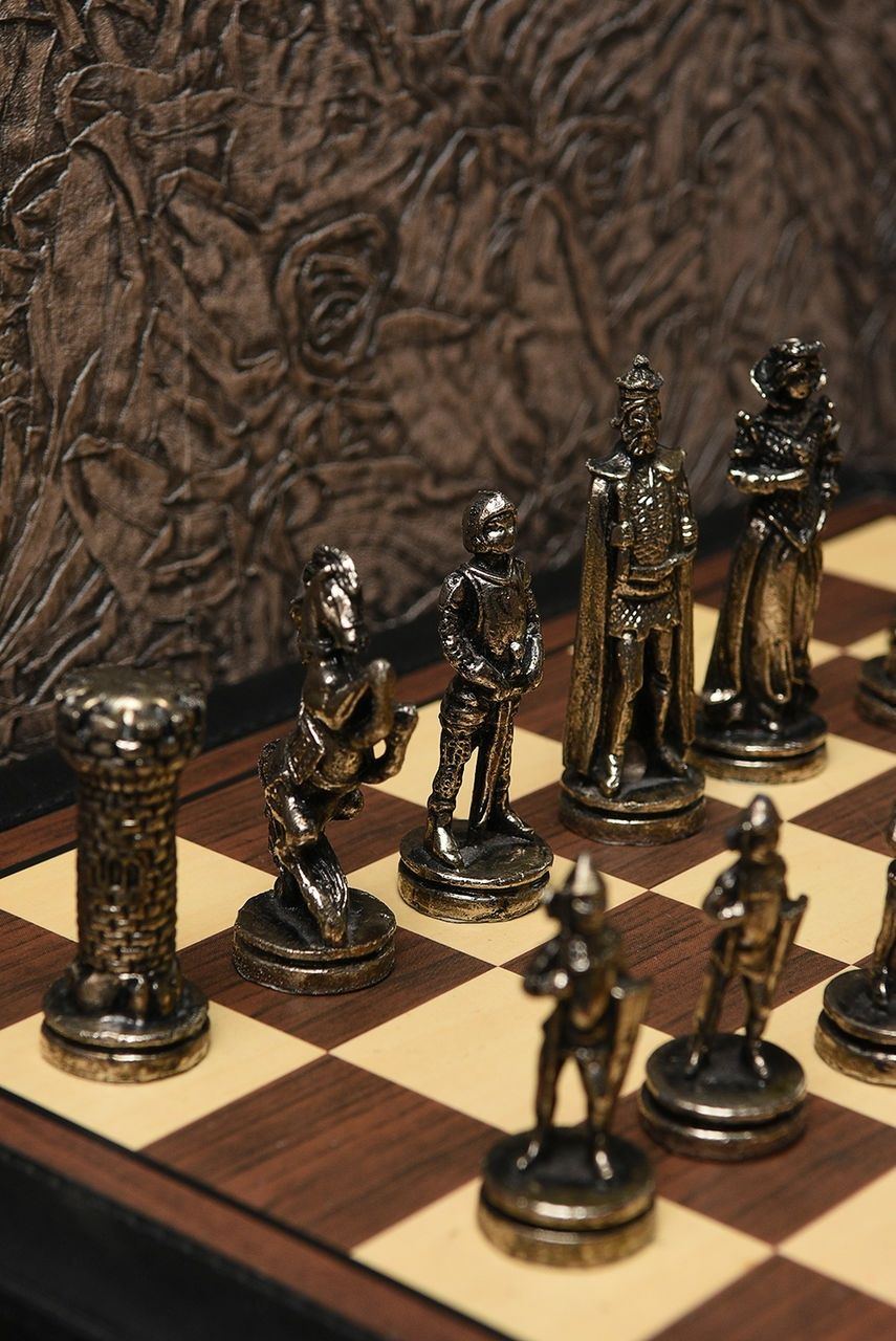 Металлические шахматы от Tergan подарок