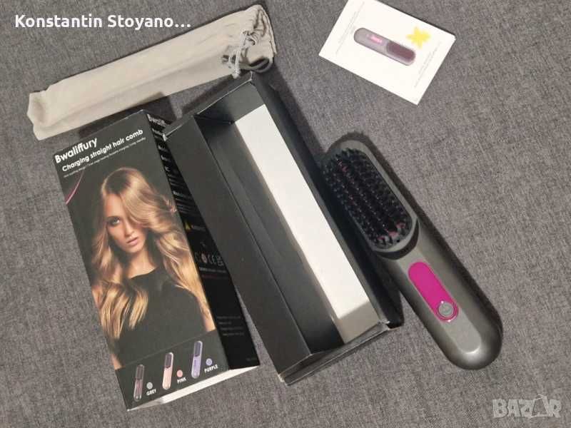 Преносима електрическа четка за коса с 3 температурни степени