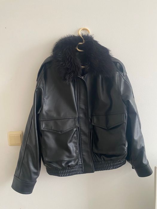 кожено яке нов модел Zara