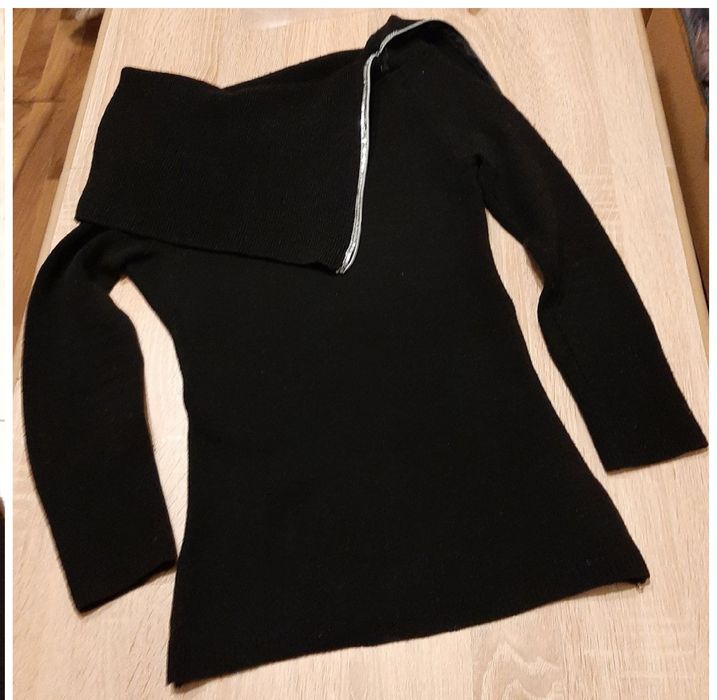 Дамски дълъг елек и  сатенена блуза,без ръкави