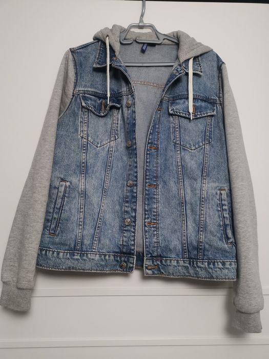 H&M дънково яке с качулка - размер М