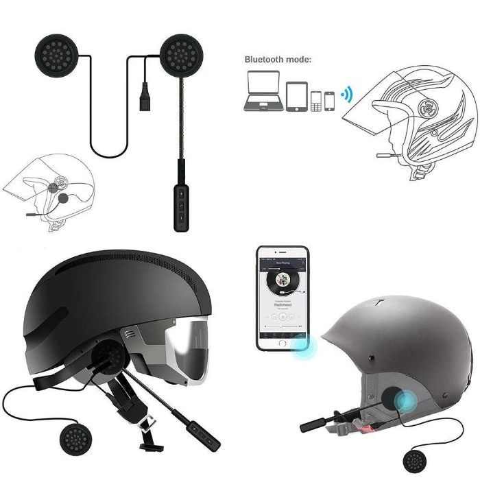 Handsfree motocicleta , Motorcycle Helmet Wireless Bluetooth Headset