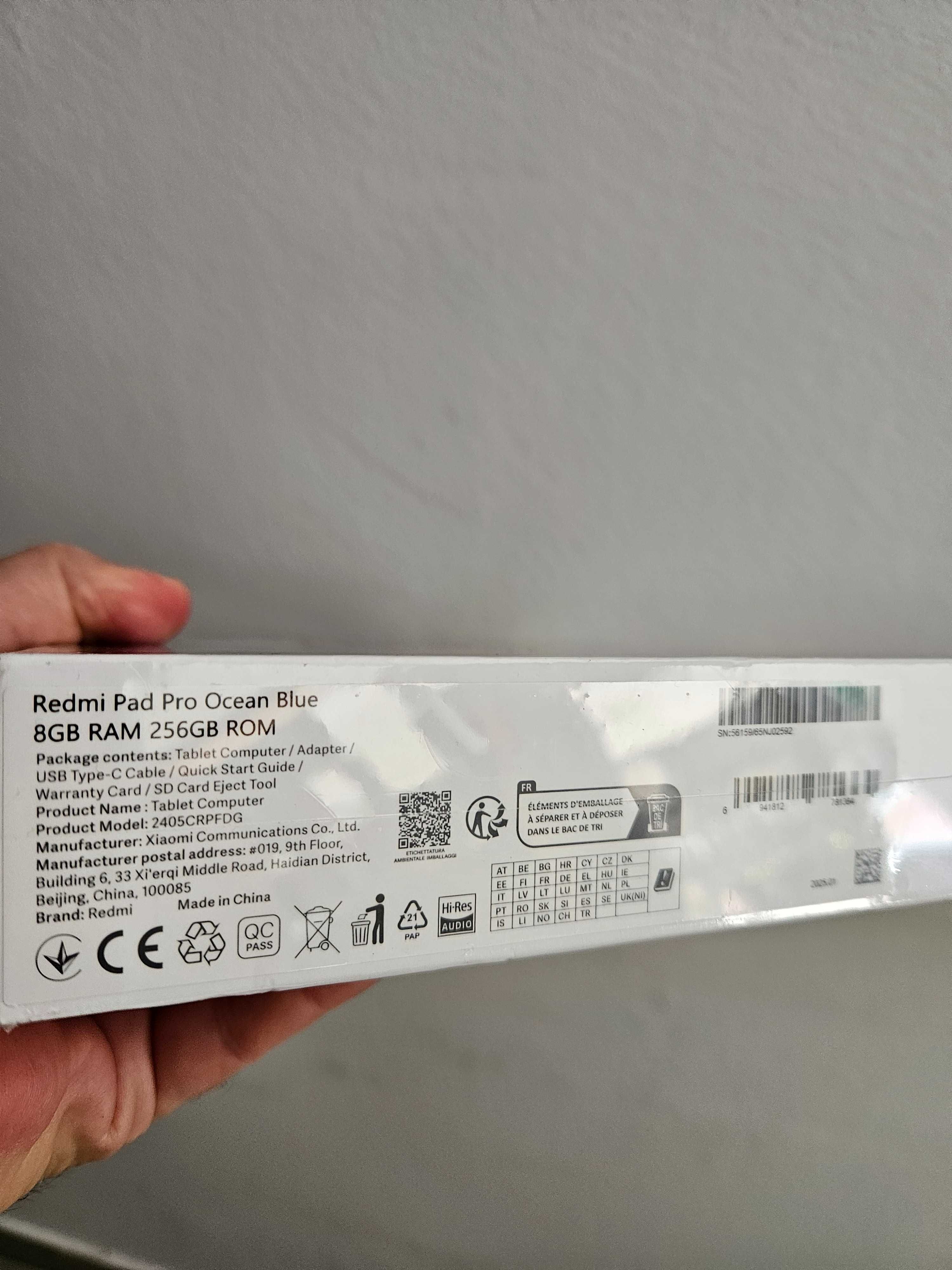 Xiaomi redmi Pad Pro, 256Gb, sigilat la cutie, 750 lei