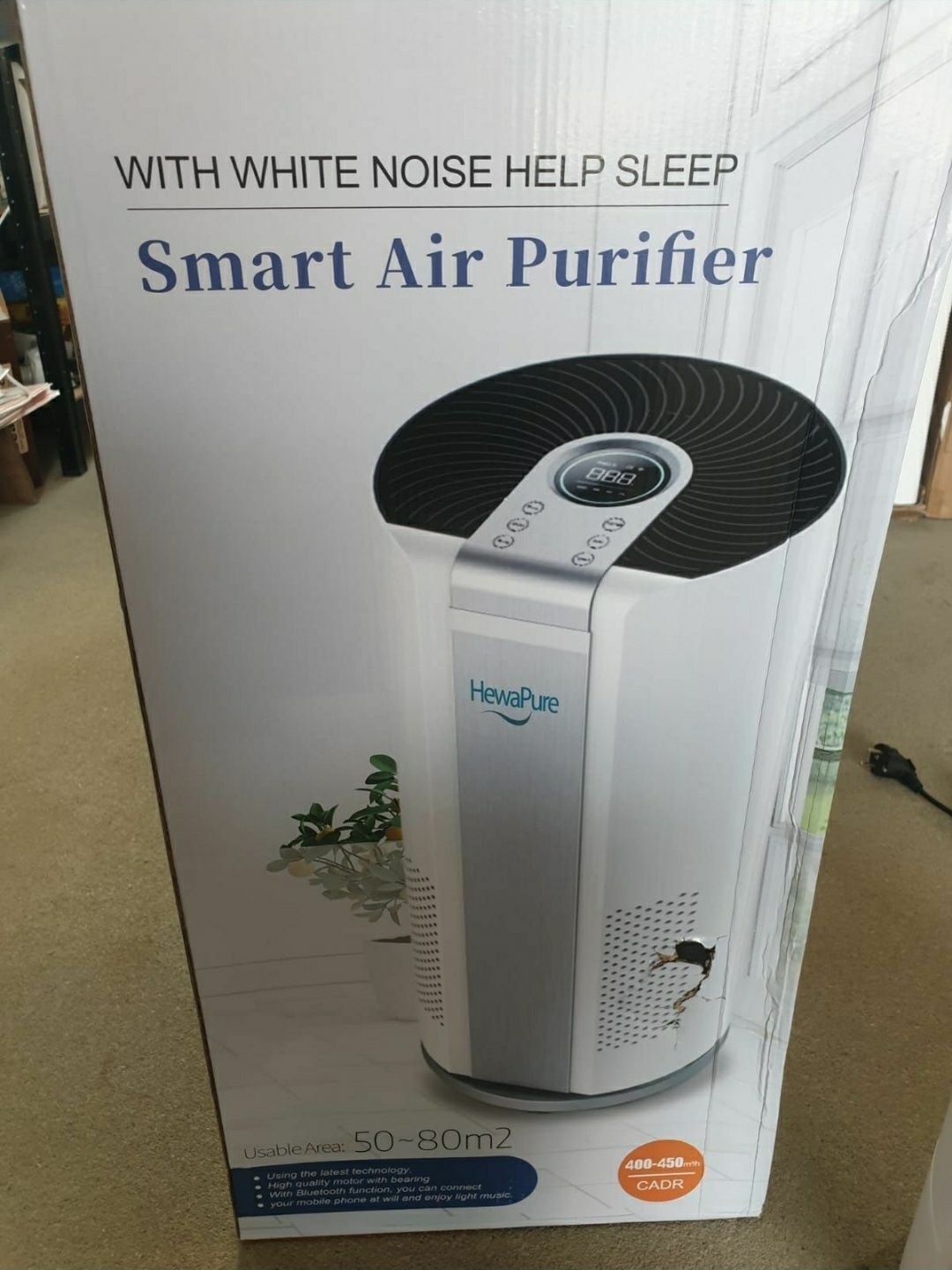 Purificator pentru aer HewaPure HPAP-X6WN 80M