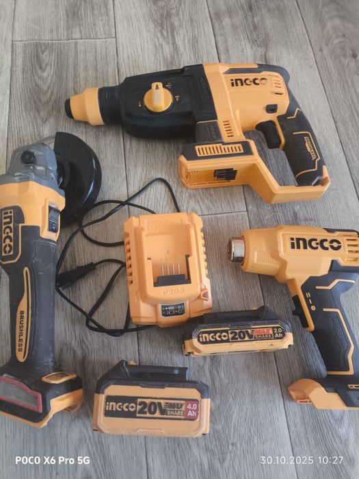 Перфоратор баргалка фен Ingoco