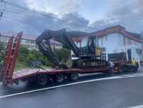 Transport utilaje trailer