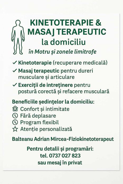 Fiziokinetoterapeut autorizat