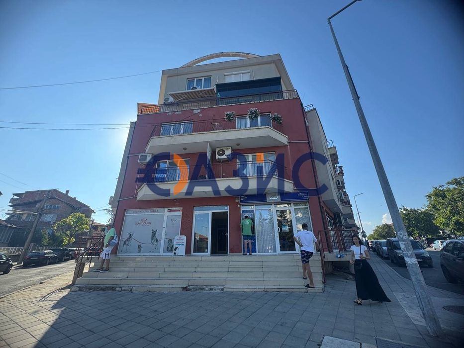 Апартамент с 1 спалня без такса поддръжка в центъра на Равда, 54 кв. м