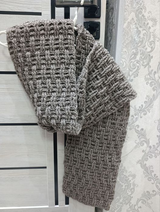 шарф шерстяной ручная