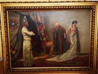 tablou Rudolf Ernst /Comerciant vinde un sclav sultanului Baezit 2/