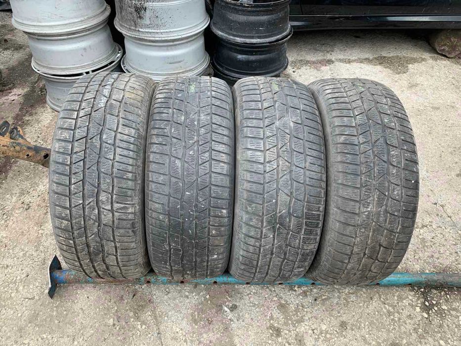 4 бр Зимни Гуми Continental 235/55 R18 DOT 0415 грайфер 5мм ном 8