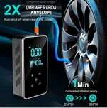 Compresor auto electric, Pompa 6 in 1  12V, cu afisaj digital LCD