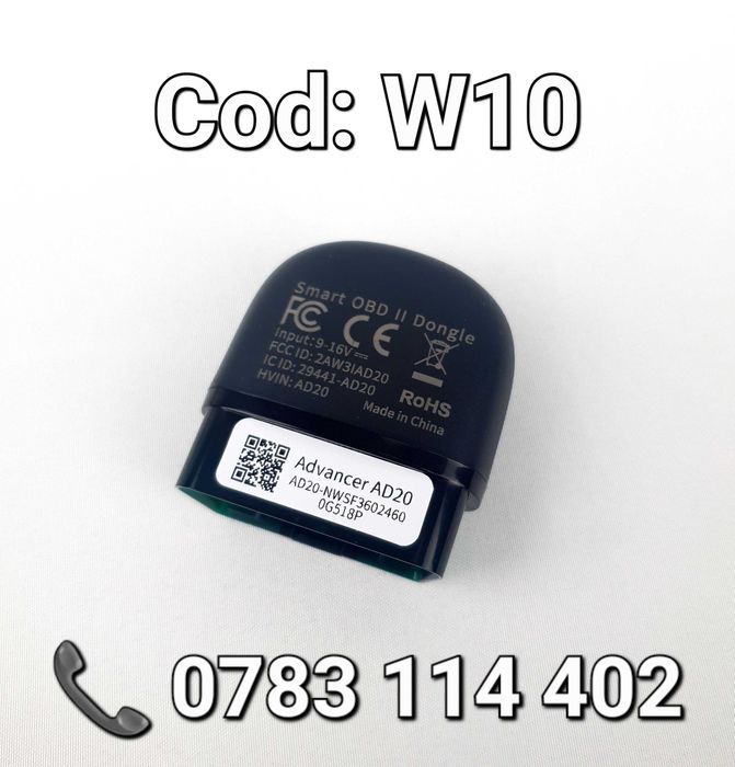 Tester XTOOL-Advancer AD20-Diagnoza Auto Multimarca-Bluetooth-OBD2-W10