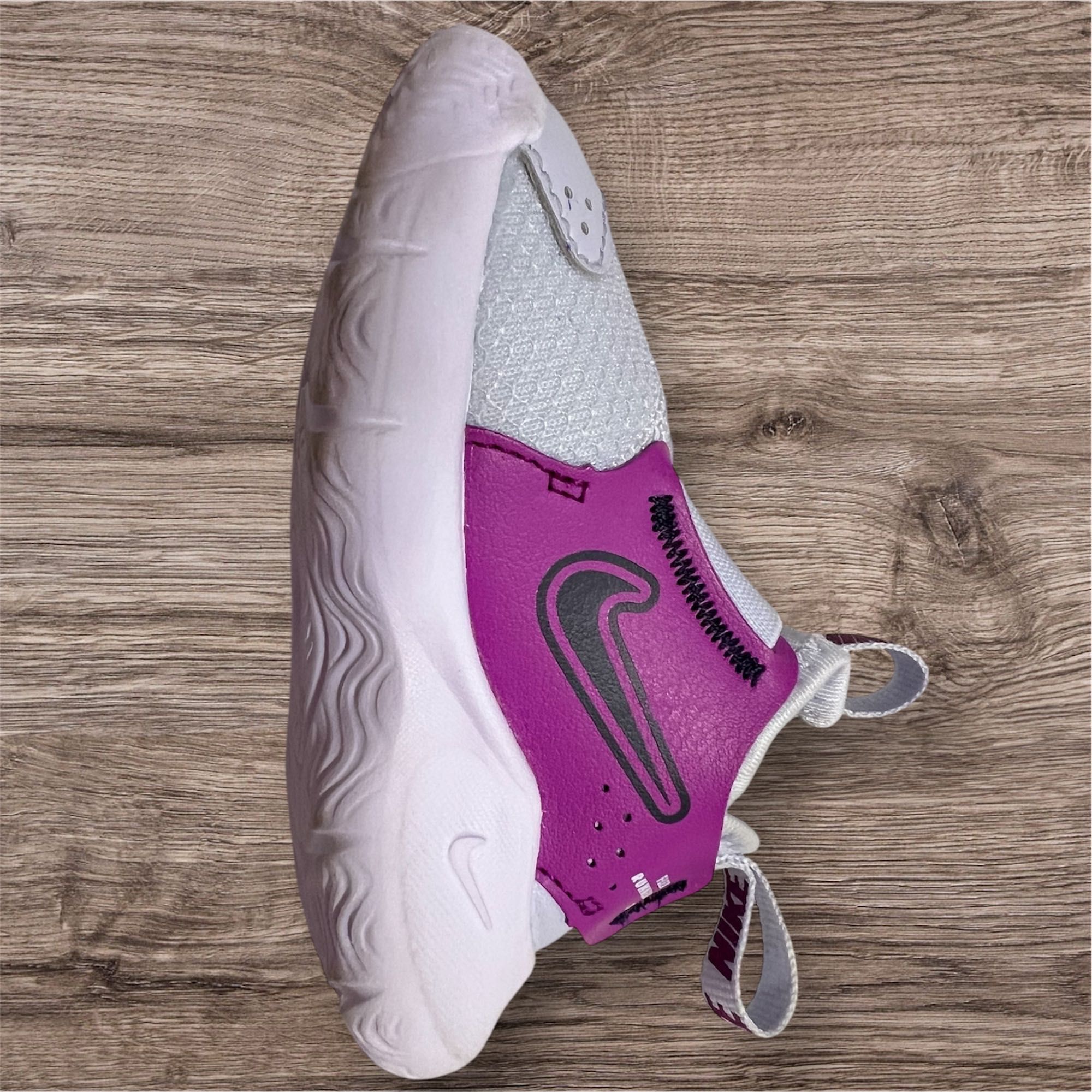 Детски маратонки Nike Flex Runner 3 сив/лилав