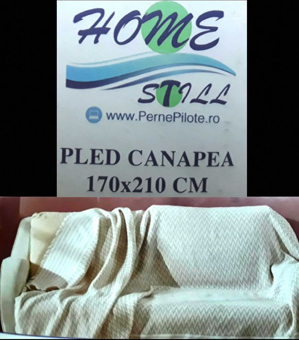 Pled canapea, pat 170 x 210 Cm NOU - 80 Lei