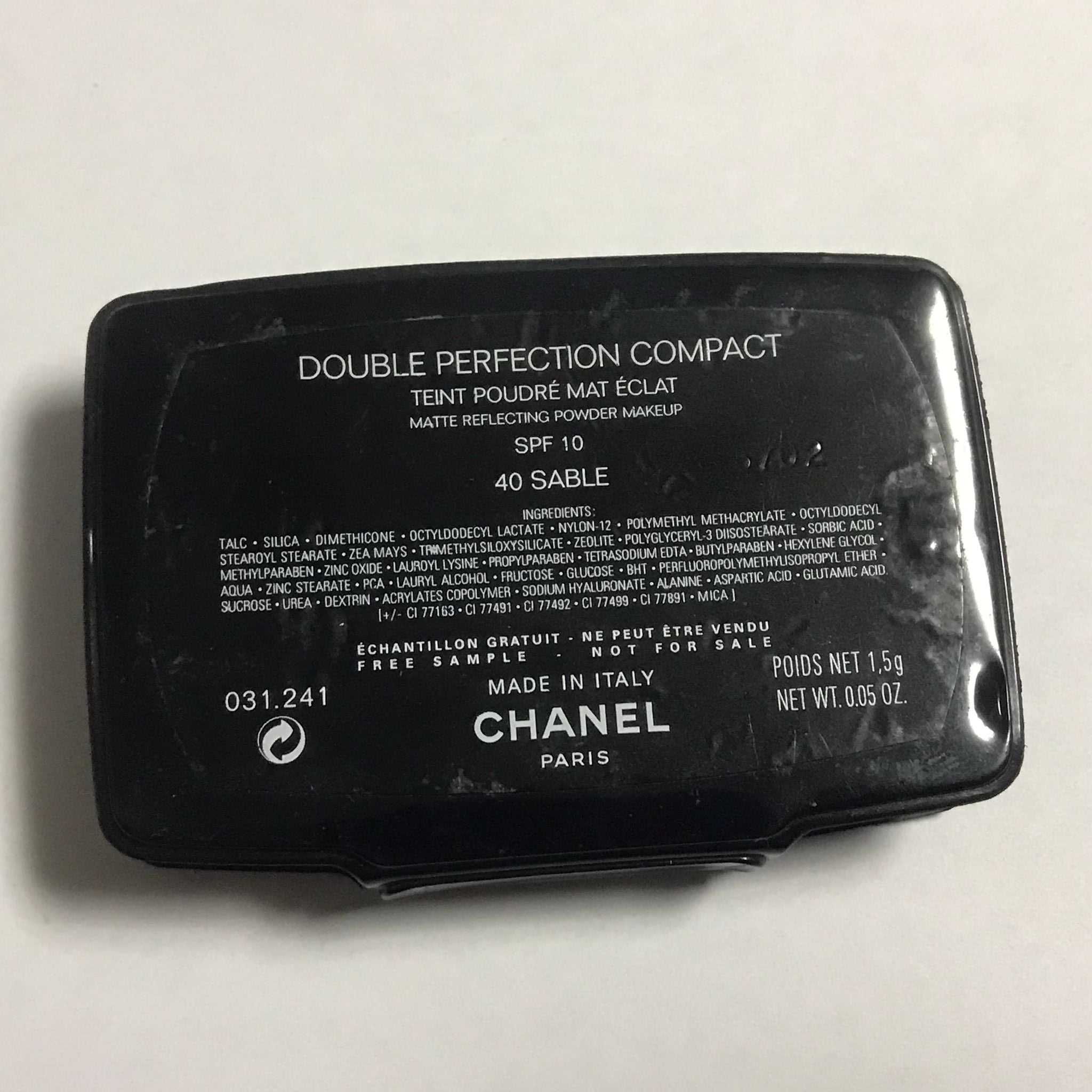 Pudra fond de ten Chanel Double perfection compact