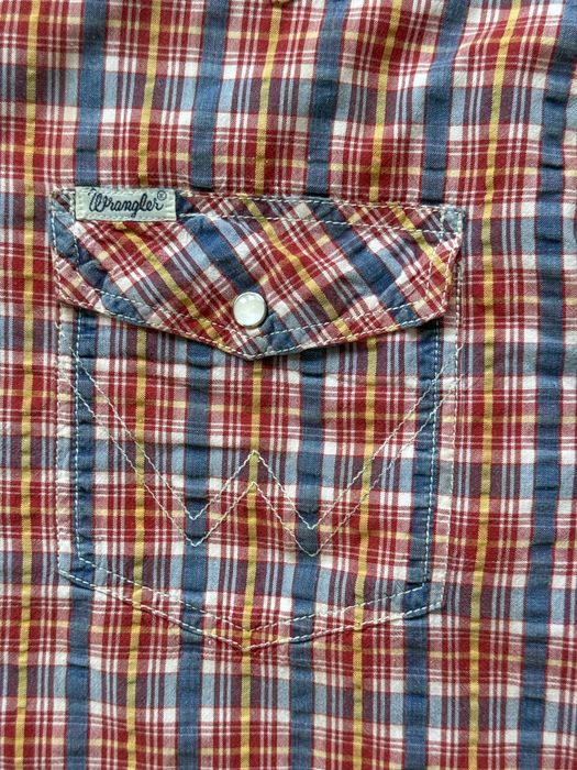 Camasa WRANGLER Maneca Lunga Carouri Western Barbati | Marime L