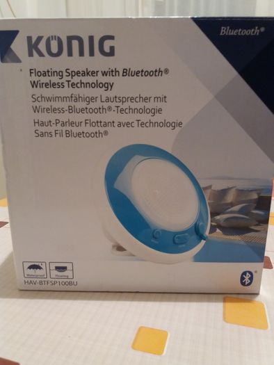 Boxa Konig waterproof HAV-BTFSP100BU bluetooth sigilata