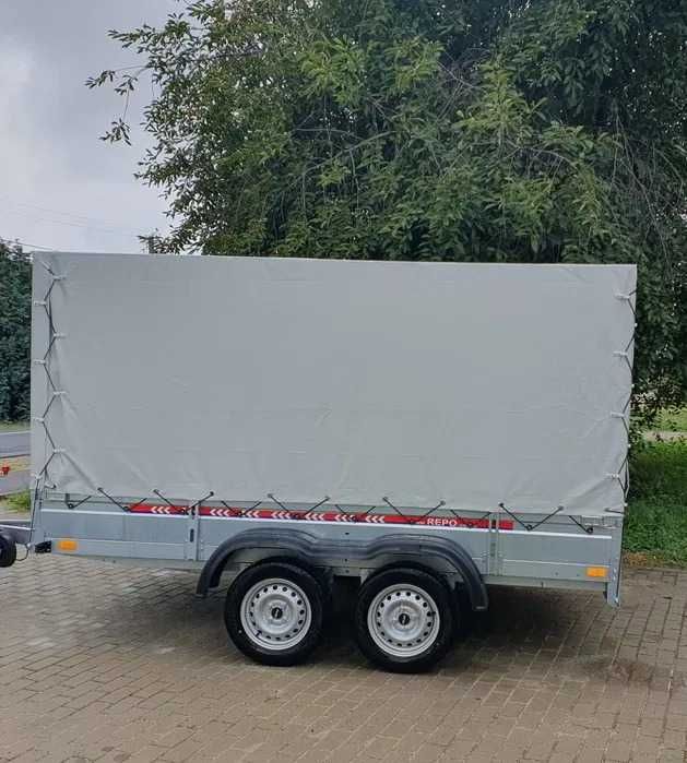 Remorca Repo cu prelata, carte rar, nr. rosu