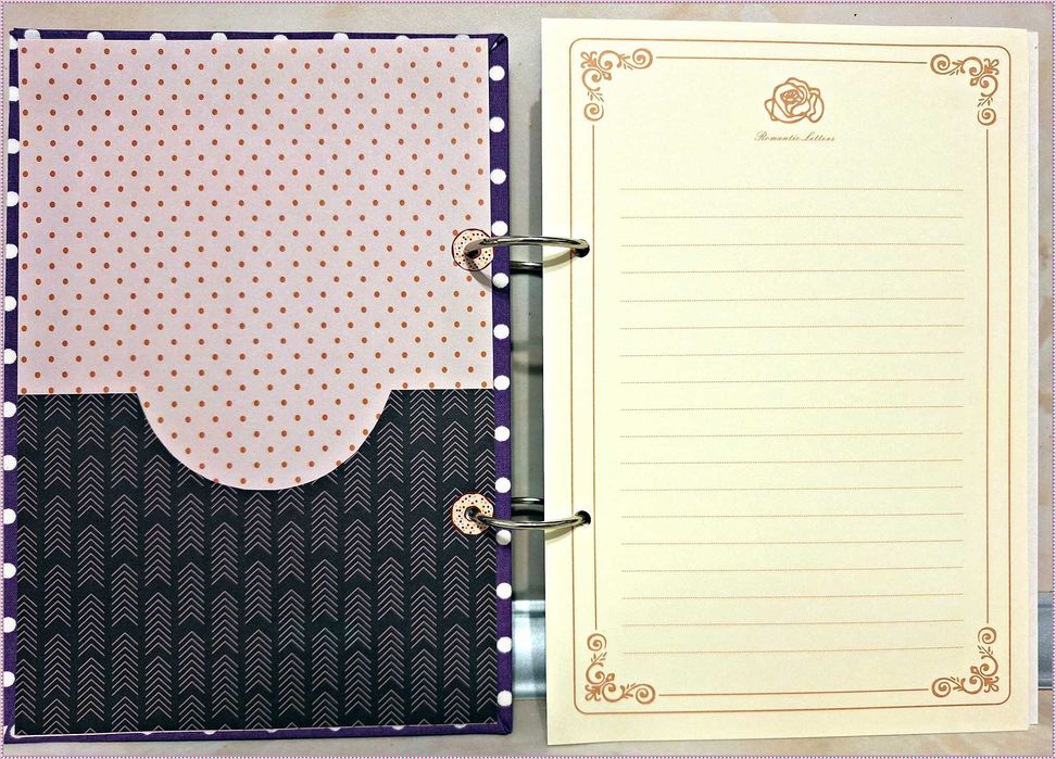 Тефтер за рецепти "Лукчета" в лилаво