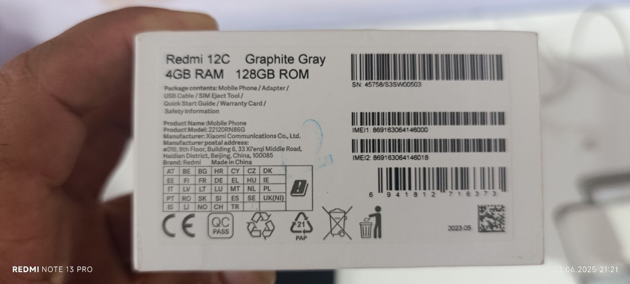 Redmi 12 C 128 GB