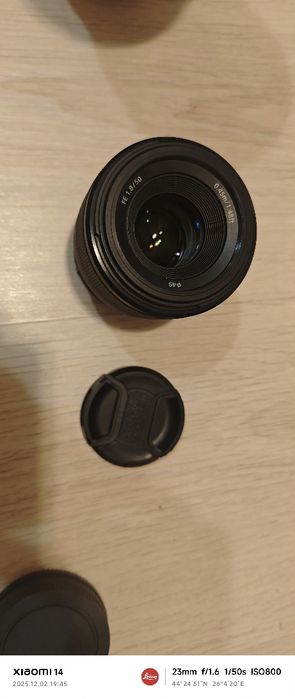 Obiectiv Sony 50mm 1.8 FE, apcs 75mm 1.8