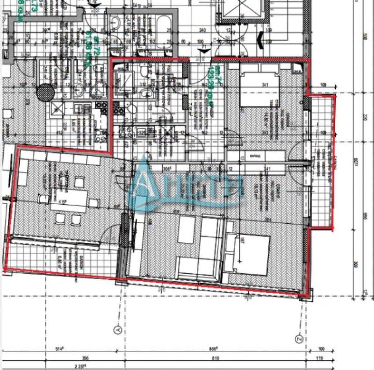 Тристаен апартамент 122м2, до Аерогара, гараж. Изгодно предложение!