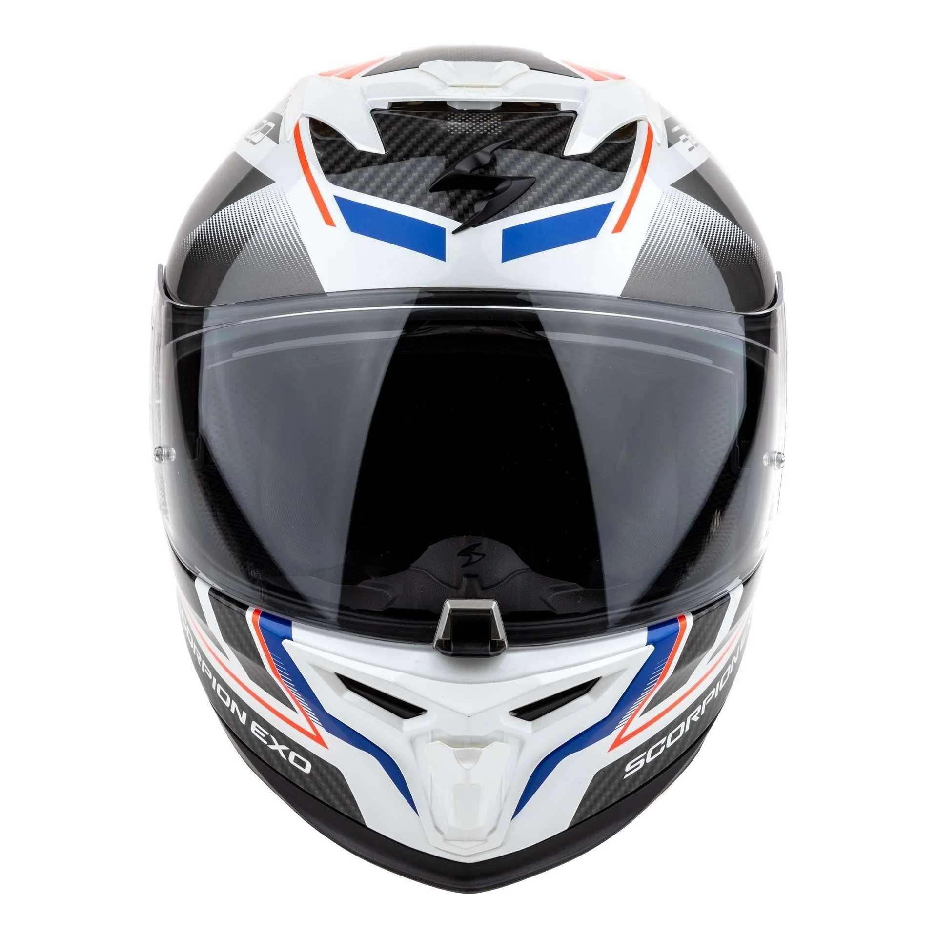 Мото Каска SCORPION EXO-520 EVO AIR LENA White/Blue,очила,